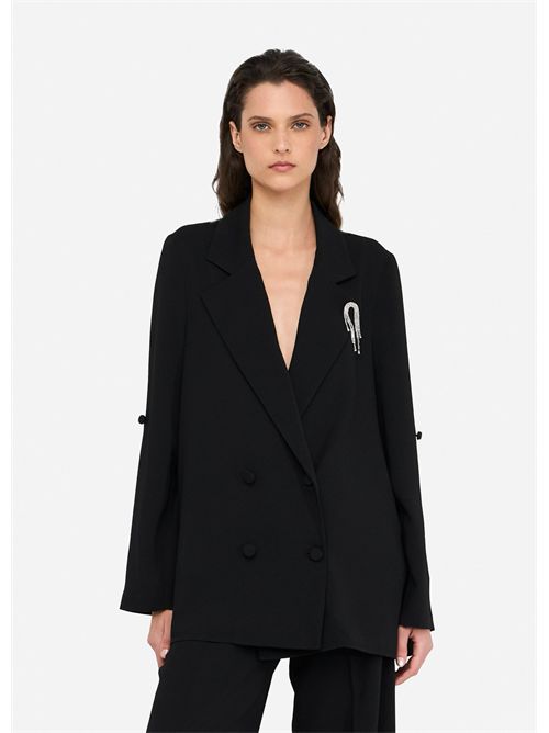 Blazer in envers satin